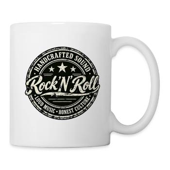 HANDGEFERTIGTER SOUND | Rock 'n' Roll - Tasse - Weiß - Rechts