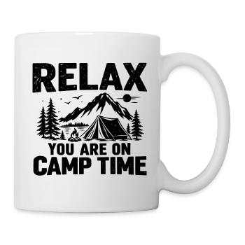 Camping Buddies Bergabenteuer Glamping-Kunst - Tasse - Weiß - Rechts