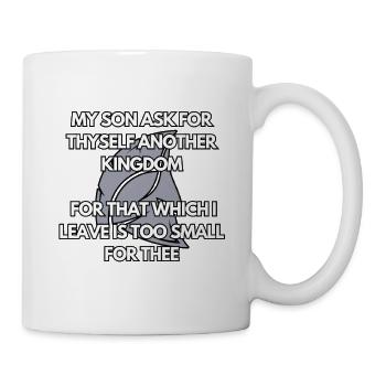 Mein Sohn - Tasse - Weiß - Rechts