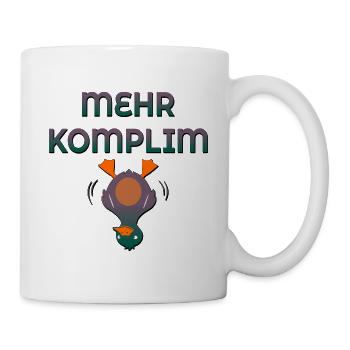 Komplimente Ente - Tasse - Weiß - Rechts