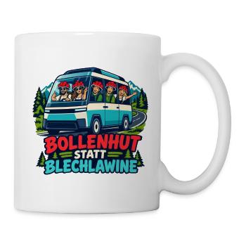 Bollenhut Busreise Abenteuer - Tasse - Weiß - Rechts