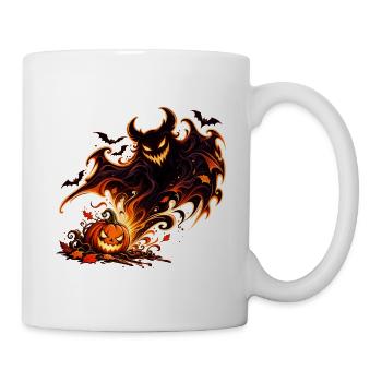 Kleiner Kürbis, großer Spuk - Tasse - Weiß - Rechts