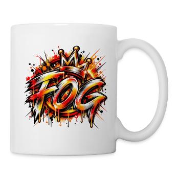 FOG – Street Art trifft auf Musik! 👑🔥 - Tasse - Weiß - Rechts