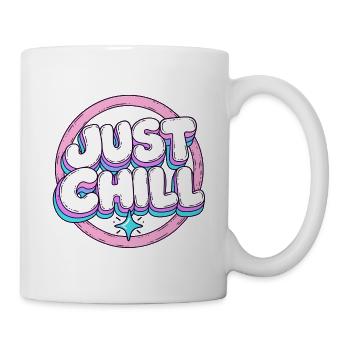 Just Chill Pastell Circle - Tasse - Weiß - Rechts