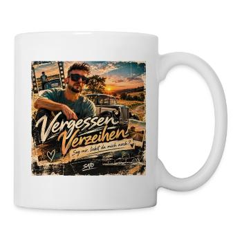 Vergessen Verzeihen – SATO | Retro Design - Tasse - Weiß - Rechts