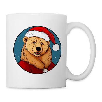 Bären Christmas / Thanksgiving - Tasse - Weiß - Rechts