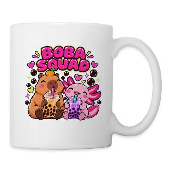 Axolotl Kostüm Boba Tea Süß Kawaii Kinder Mädchen - Tasse - Weiß - Rechts