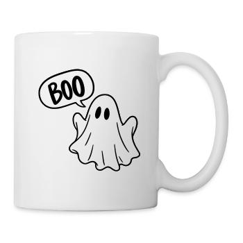 BOO – Süßer Halloween Geist - Tasse - Weiß - Rechts