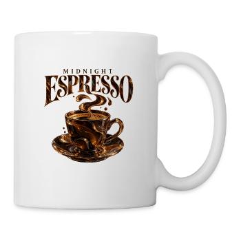 Midnight Espresso Club - Tasse - Weiß - Rechts