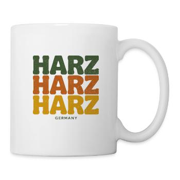 Harz Germany Retro - Tasse - Weiß - Rechts