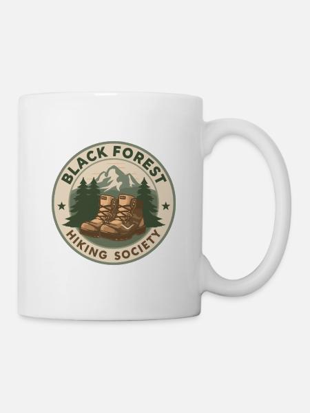Black Forest Hiking Society - Tasse - Weiß