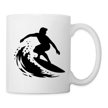 surfer_1 - Tasse - Weiß - Rechts