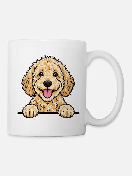 Goldendoodle - Tasse - Weiß