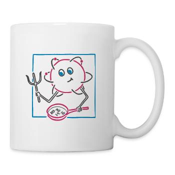 Rührkeiser (für helle Hintergründe) - Tasse - Weiß - Rechts