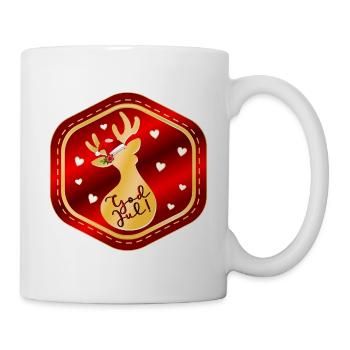 Frohe Weihnachten, Skandinavien! - Tasse - Weiß - Rechts