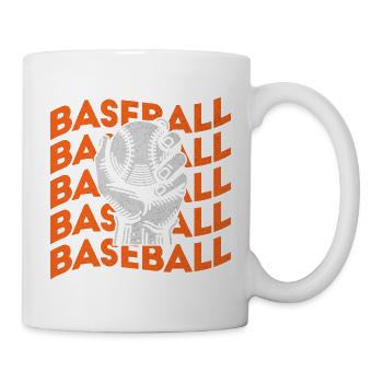  Baseball Softball Baseball Baseballspieler - Tasse - Weiß - Rechts