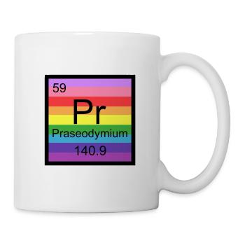 Praseodymium Pride - Tasse - Weiß - Rechts