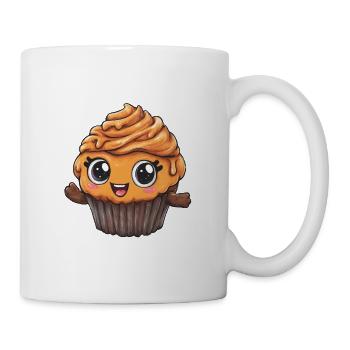 Kuscheliger Cupcake Held - Tasse - Weiß - Rechts