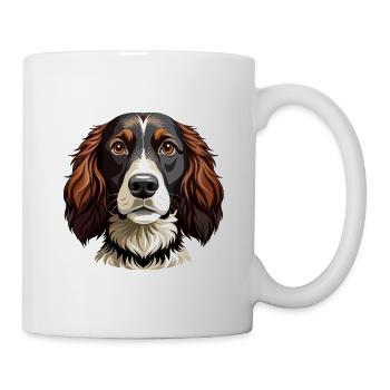 Springer-Spaniel-Hundekopf - Tasse - Weiß - Rechts
