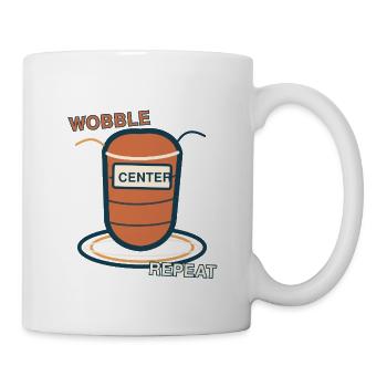 Töpferscheibe — Wackeln, zentrieren, wiederholen - Tasse - Weiß - Rechts