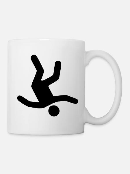 Falling Man - Tasse - Weiß