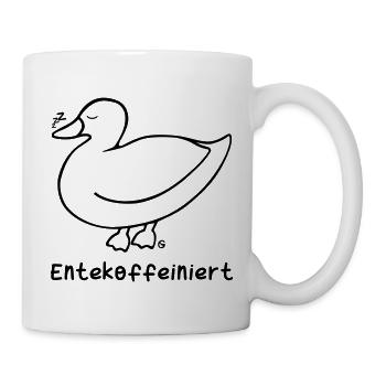 Entekoffeiniert 2 - Tasse - Weiß - Rechts