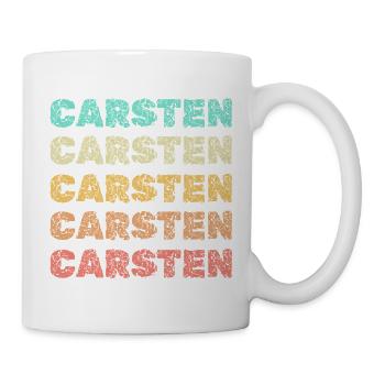 Name Carsten - Tasse - Weiß - Rechts