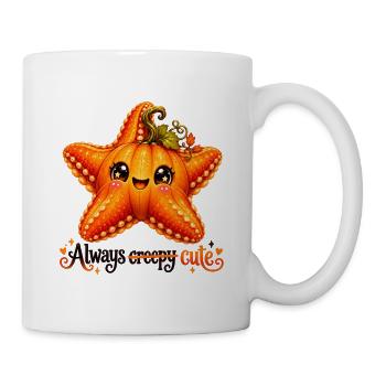 Fuchsfisch-Seestern - Tasse - Weiß - Rechts