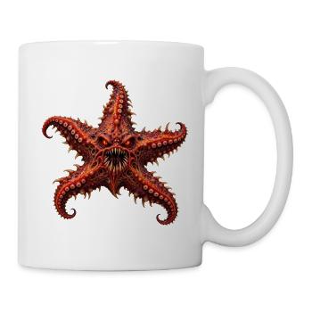 Unheimlicher Albtraum-Seestern - Tasse - Weiß - Rechts