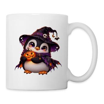 Halloween-Pinguinpinguin - Tasse - Weiß - Rechts