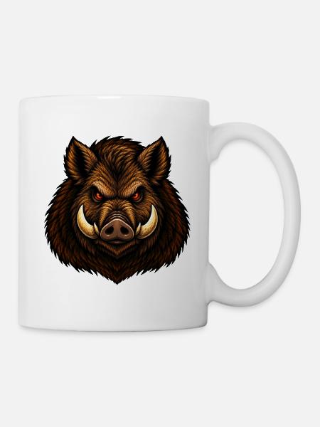 Das Schwein - Tasse - Weiß