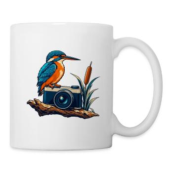 Eisväger vor der Kamera - Tasse - Weiß - Rechts