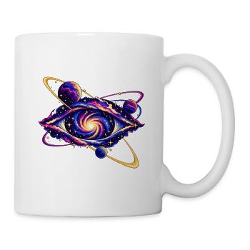Umlaufbahnen um ein kosmisches Auge - Tasse - Weiß - Rechts