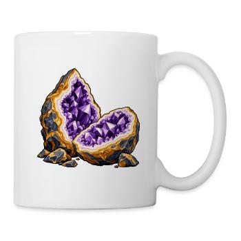 Geteilte Geodenlandschaft - Tasse - Weiß - Rechts