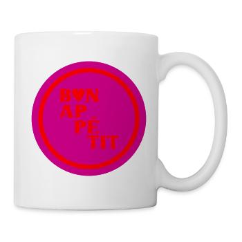 Guten Appetit - Tasse - Weiß - Rechts