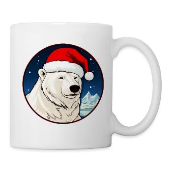 Eisbären Weihnachten - Tasse - Weiß - Rechts