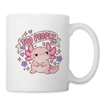 Too Peoply Cute Dragon Sticker - Tasse - Weiß - Rechts