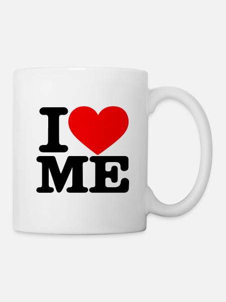I Love Me – Selbstliebe Statement - Tasse - Weiß