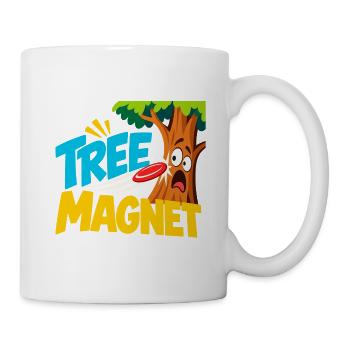 Baum Magnet Cartoon Abenteuer - Tasse - Weiß - Rechts