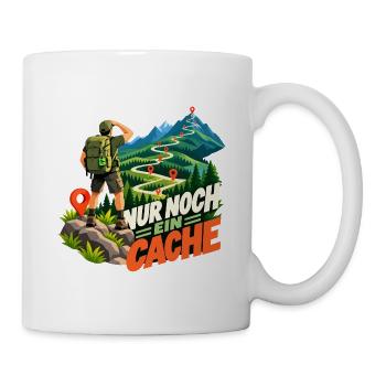 Geocaching Abenteuerpfad - Tasse - Weiß - Rechts