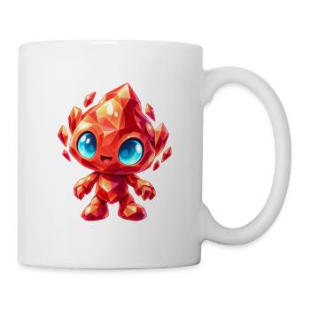 Kristallfeuer Kreatur - Tasse - Weiß - Rechts