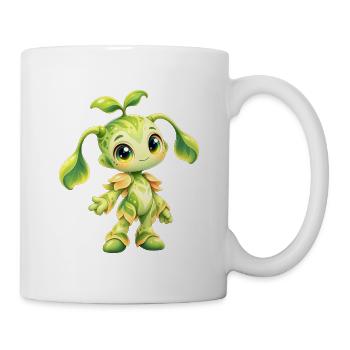 Grünes Pflanzwesen Charme - Tasse - Weiß - Rechts