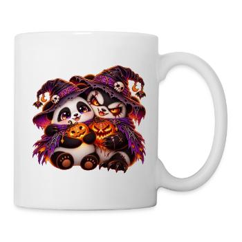 Pand'Halloween Panda-Kuschung (Yin-Yang) - Tasse - Weiß - Rechts