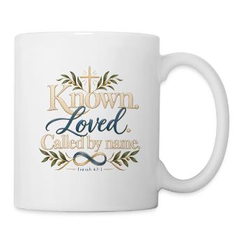 Von Gott gekannt und geliebt - Tasse - Weiß - Rechts