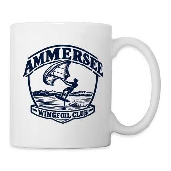 Ammersee Wingfoil Club Logo - Tasse - Weiß - Rechts