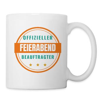 Offizieller Feierabend-Beauftragter - Tasse - Weiß - Rechts