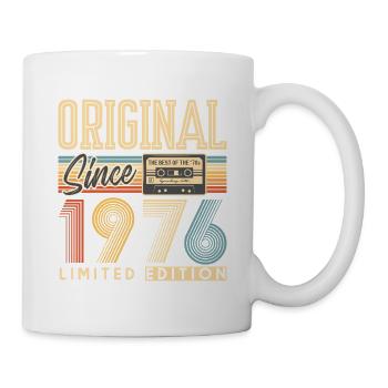 50. Geburtstag, 50 Jahre - Tasse - Weiß - Rechts
