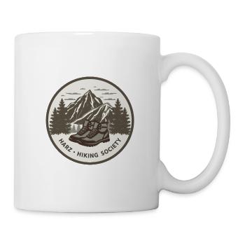 Harz Hiking Society - Tasse - Weiß - Rechts