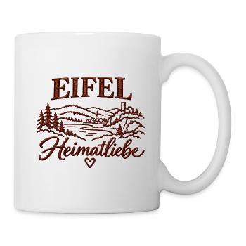 Eifel Heimatliebe - Tasse - Weiß - Rechts