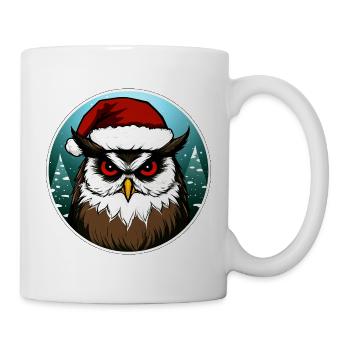 Weihnachten Eulen - Tasse - Weiß - Rechts